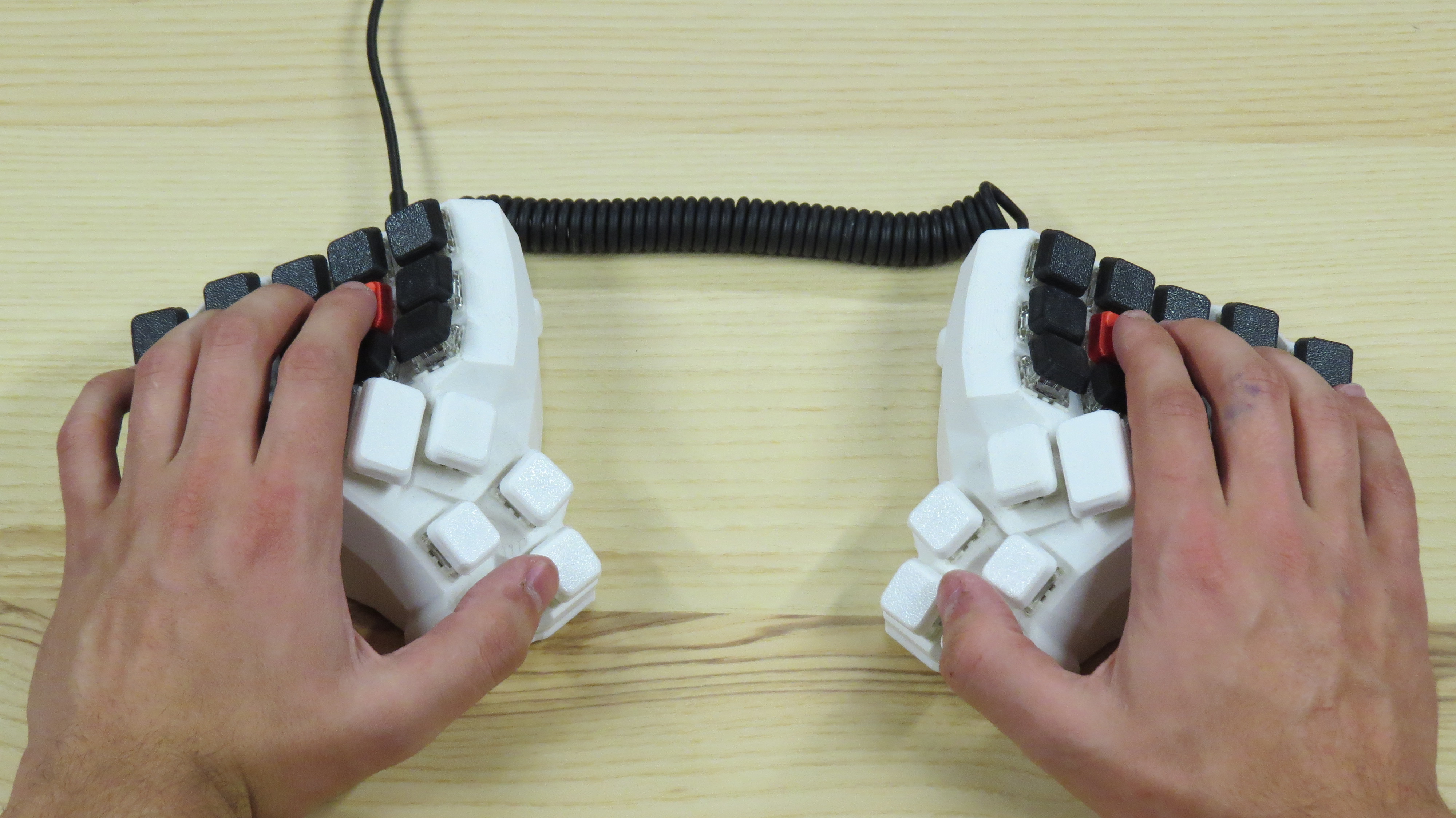 Dactyl Manuform – widok klawiatury